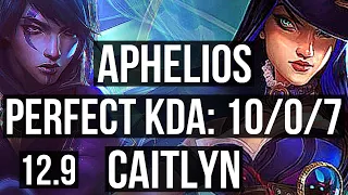 APHELIOS & Thresh vs CAITLYN & Ashe (ADC) | 10/0/7, Legendary, 500+ games | KR Diamond | 12.9