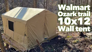 Review Walmart Ozark Trail 10x12 Wall Tent