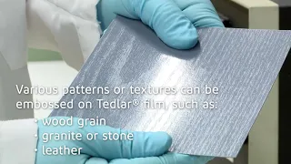 Embossed Polycarbonate at High Temperature using DuPont™ Tedlar® film