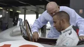 Lewis Hamilton & Sir Stirling Moss Preview British GP 2013 | Silverstone