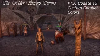 Elder Scrolls Online PTS - Update 15 Customizable Combat Cues!