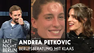 Berufsberatung mit Klaas & Andrea Petković bald beim Duell um die Welt? | Late Night Berlin