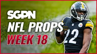 NFL Prop Bets Week 18 - Sports Gambling Podcast - NFL Player Props - NFL Prop Bets Today