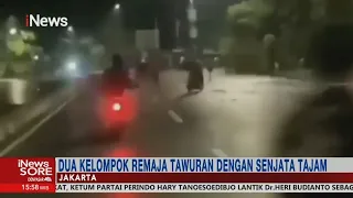 Polisi Berhasil Bubarkan Dua Kelompok Remaja Tawuran dengan Sajam #iNewsSore 02/06