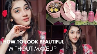 how to look beautiful without makeup (seriously works)!!