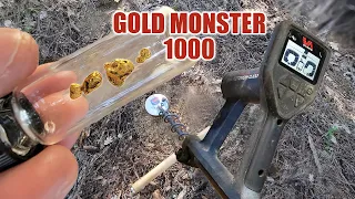 Finding Gold With the Minelab Gold Monster 1000 Metal Detector