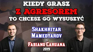 KONTROLOWANA AGRESYWNA GRA w SZACHY to MISTRZOSTWO! | Shakhriyar Mamedyarov vs Fabiano Caruana, 2019