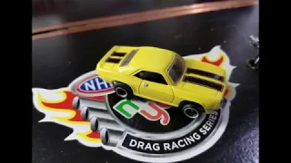 Slot Car Drag Racing 1/24 scale vs  1/64 HO scale
