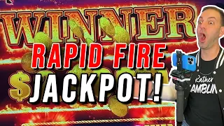 RAPID FIRE JACKPOT ➤ $6,400 Buffalo Link GROUP PULL