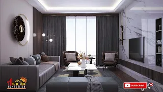 VRAY 3DS MAX INTERIOR DESIGN SEEN TUTORIAL VIDEO LIGHTING RENDER SETTING LIVING AREA..