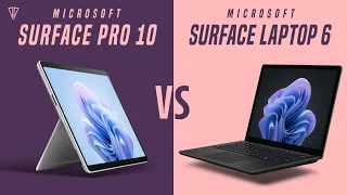 Microsoft Surface Pro 10 (13") VS Surface Laptop 6 (13.5")