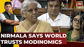 Finance Minister Nirmala Sitharaman On Government Expenditure In Lok Sabha Today | WATCH