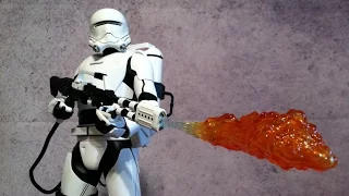 Hot Toys First Order Flametrooper - Star Wars The Force Awakens 1/6 Scale Action Figure Review