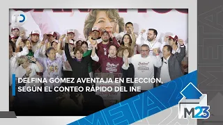 Delfina Gómez aventaja en elección del Edomex, según conteo rápido del INE