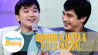 Quintin remembers the scene he did with Piolo | Magandang Buhay