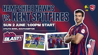 🎥 Highlights | Hampshire Hawks vs. Kent Spitfires