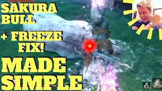 Sekiro - Sakura Bull Made Simple (SUPER-FAST FREEZE FIX! Fountainhead, Flower Viewing Stage)