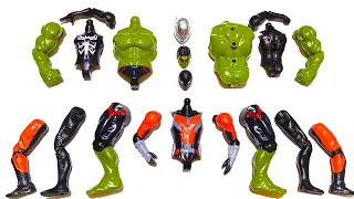 AVENGERS TOYS ASSEMBLE HULK SMASH, MILES MORALES, ANT MAN SUPERHERO