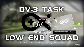 DV-3 Task Encrypted Experimental Log 01 | Ultra Low End Squad | Dorothy's Vision | 【Arknights】