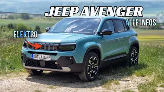 2023 Jeep Avenger: Alle Infos zum elektrischen Jeep - Review, Fahrbericht, Test