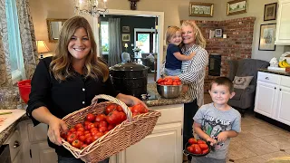 Canning Tomatoes & Grooming Houseplants with My Mom! 🍅🫙🌿 // Garden Answer