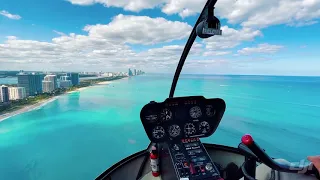 Helicopter tour at Miami Beach Florida with @vesnav