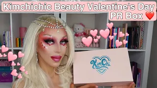 KIMCHICHIC BEAUTY VALENTINES DAY PR BOX UNBOXING, FULL FACE OF KCB
