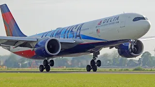 33 HEAVY LANDINGS | B747F, A350, B777 | Amsterdam Schiphol Airport Spotting