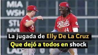 MLB Por Esta Jugada Mucho Creen Que Elly De La Cruz Es de Otro PLANETA