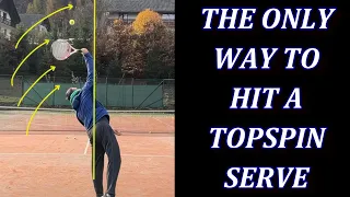 The Only Way To Hit A Topspin Tennis Serve