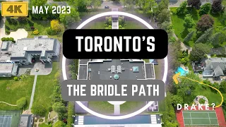 Toronto's The Bridle Path "Millionaires' Row" 2023. 4k Drone Photography