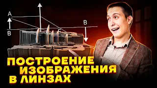 Построение изображения в линзах | Физика ОГЭ 2023 | Умскул