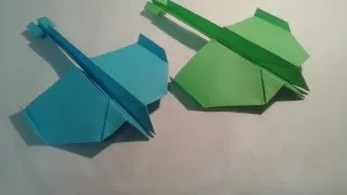 Como hacer un avion de papel planeador