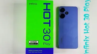 Infinix Hot 30 play Unboxing | First Look ,  Hands On , 6000 mAh Bettery , 16 MP Dual Camera