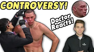 Doctor REACTS to Controversial Doctor Stoppage | UFC 244 Nate Diaz vs Jorge Masvidal