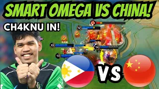 Smart Omega with Ch4knu Faces Off With a Chinese Team In an Exhibition Match! Philippines vs China!