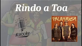 Rindo a Toa - karaokê playback original c/ letra - Falamansa