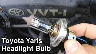 Replacing the Headlight Bulb on a Toyota Yaris