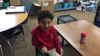 Kindergarten at Holy Trinity Catholic School in Des Moines, Iowa