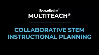 Collaborative STEM instructional planning with MultiTeach