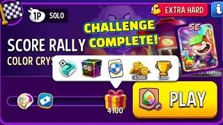 Color crystals 🔮 Score Rally Solo Challenge Extra      Hard Score/4100 Points