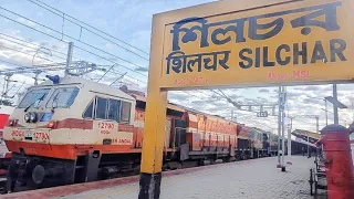 55616 SCL - GHY Fast Passenger departing from Silchar