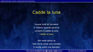 Jony, La Cometa testo in italiano, Комета, Jony Текст На Итальянском