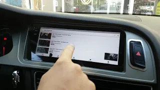 Audi A4 B8 uyumlu 8.8" ekranlı android multimedya sistem montajımız - EMR Garage Ankara