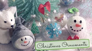 DIY Holiday Ornaments (8 Designs) | SoCraftastic