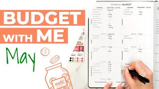 Budget with Me for May ft. the new Clever Fox Budget Planner Large