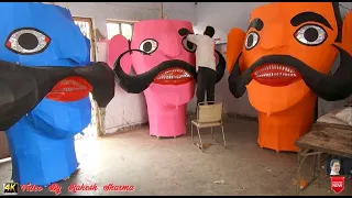 Making of A Ravana Effigy - How Artisans Prepare For The Grand Finale Dussehra 2018