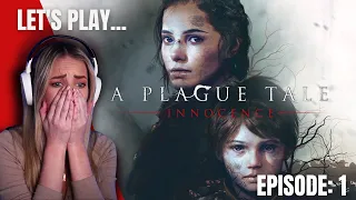 LET'S PLAY! A PLAGUE TALE: INNOCENCE - EPISODE 1 | THIS IS GOING TO BE A SAD GAME