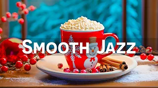 Ethereal Smooth Christmas Jazz 🎧 Happy Cafe Music Piano with Bossa Nova Music for Winter Night