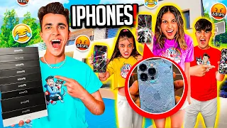 ROMPO LOS MOVILES DE TODOS Y LES REGALO EL NUEVO IPHONE 15...*así reaccionan!*